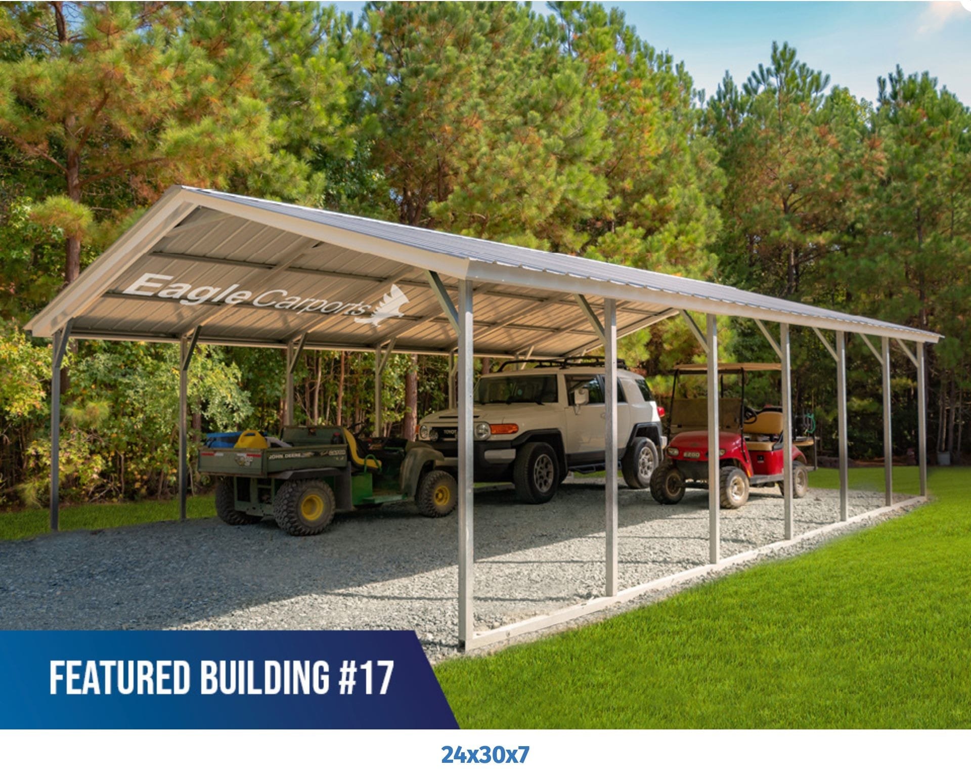 Eagle Carport With Vertical Roof